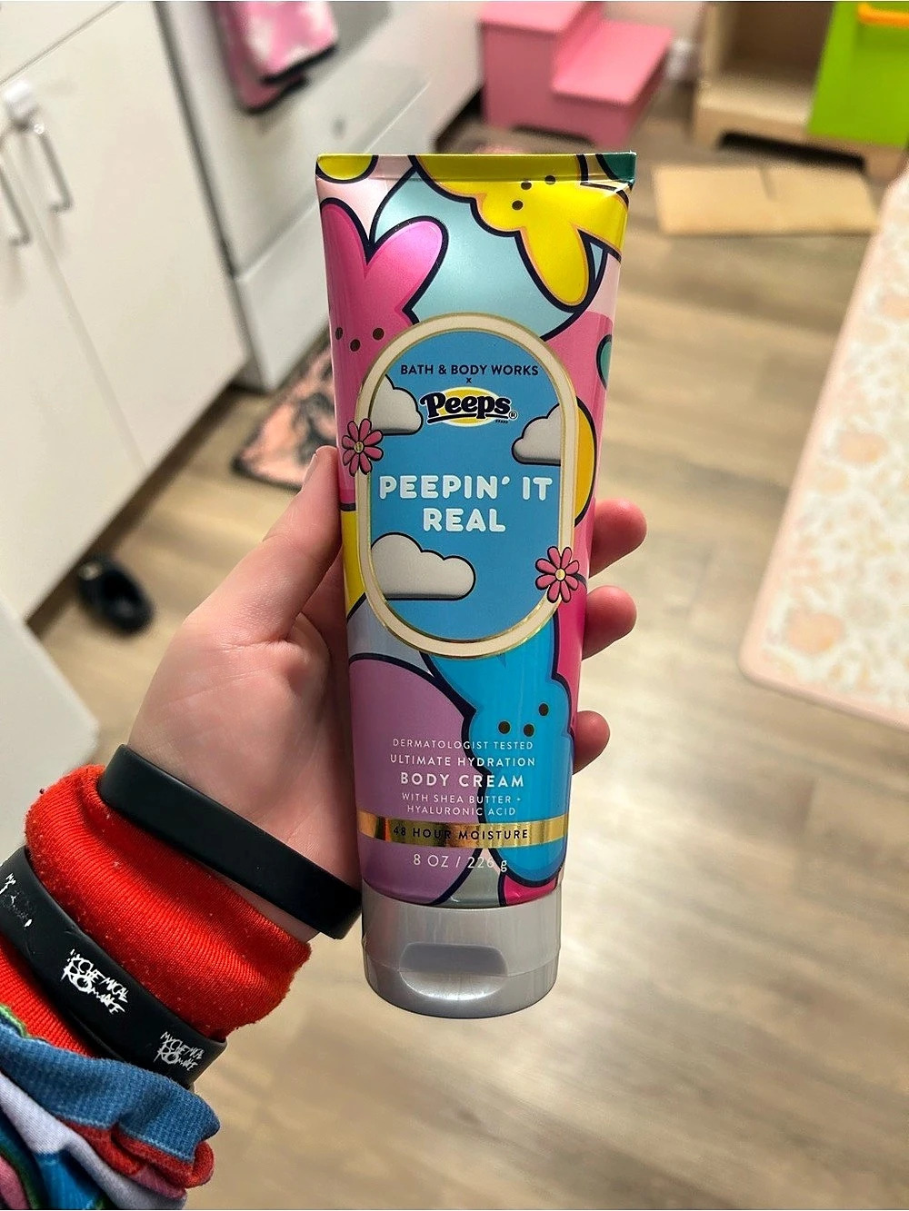 Bath & Body Works Peeps Peepin' It Real Ultimate Hydration Body Cream Blue &